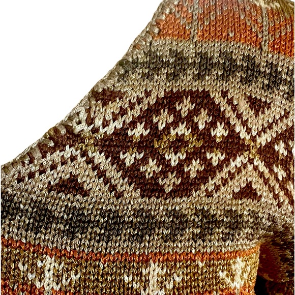 Lauren Ralph Lauren woven knitted sweater v neck size small great condition fall - Picture 4 of 10